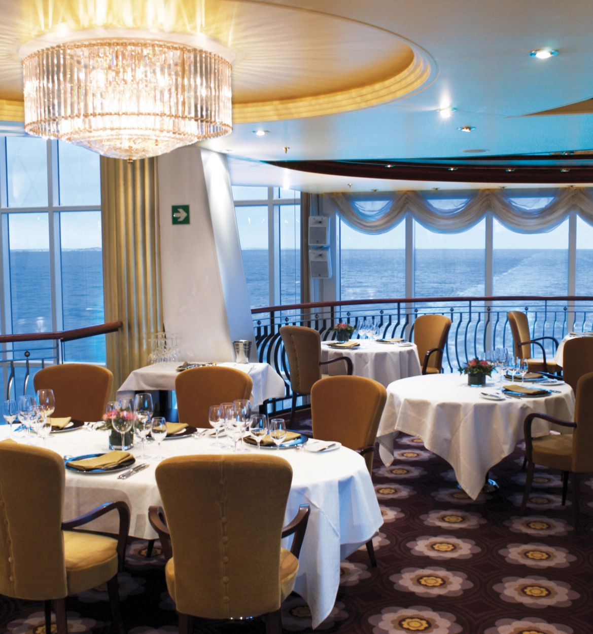 Gourmetrestauranten på Color Fantasy