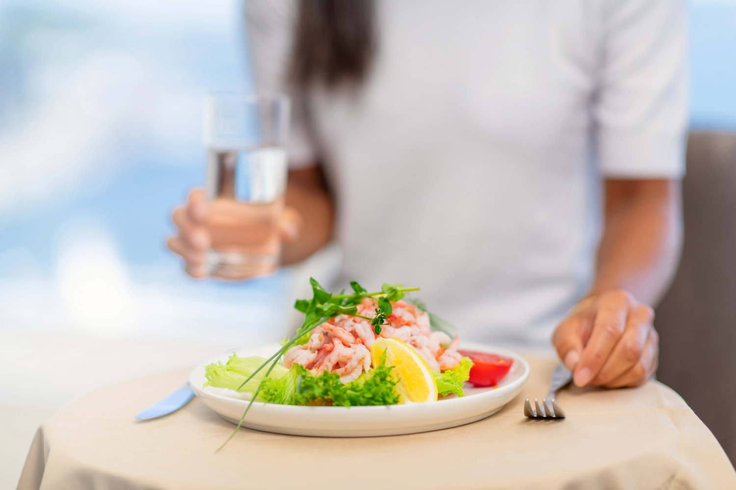 Sandwich in Observation Lounge