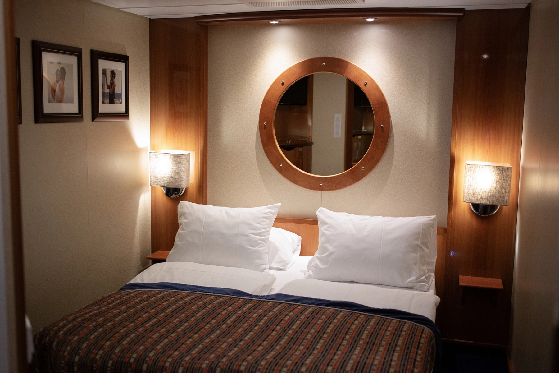 Standard innvendig lugar med dobbeltseng