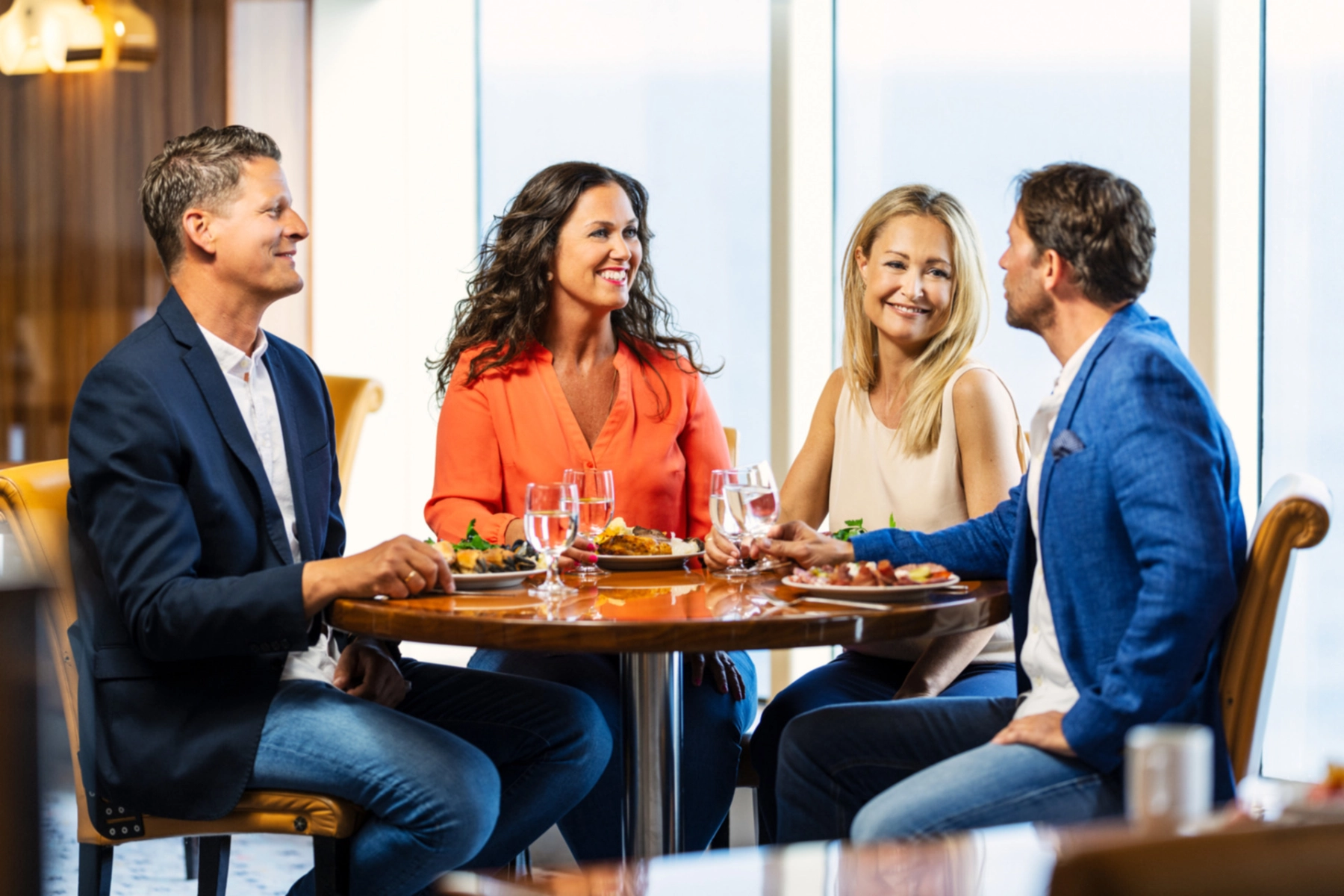 Par i buffetrestauranten