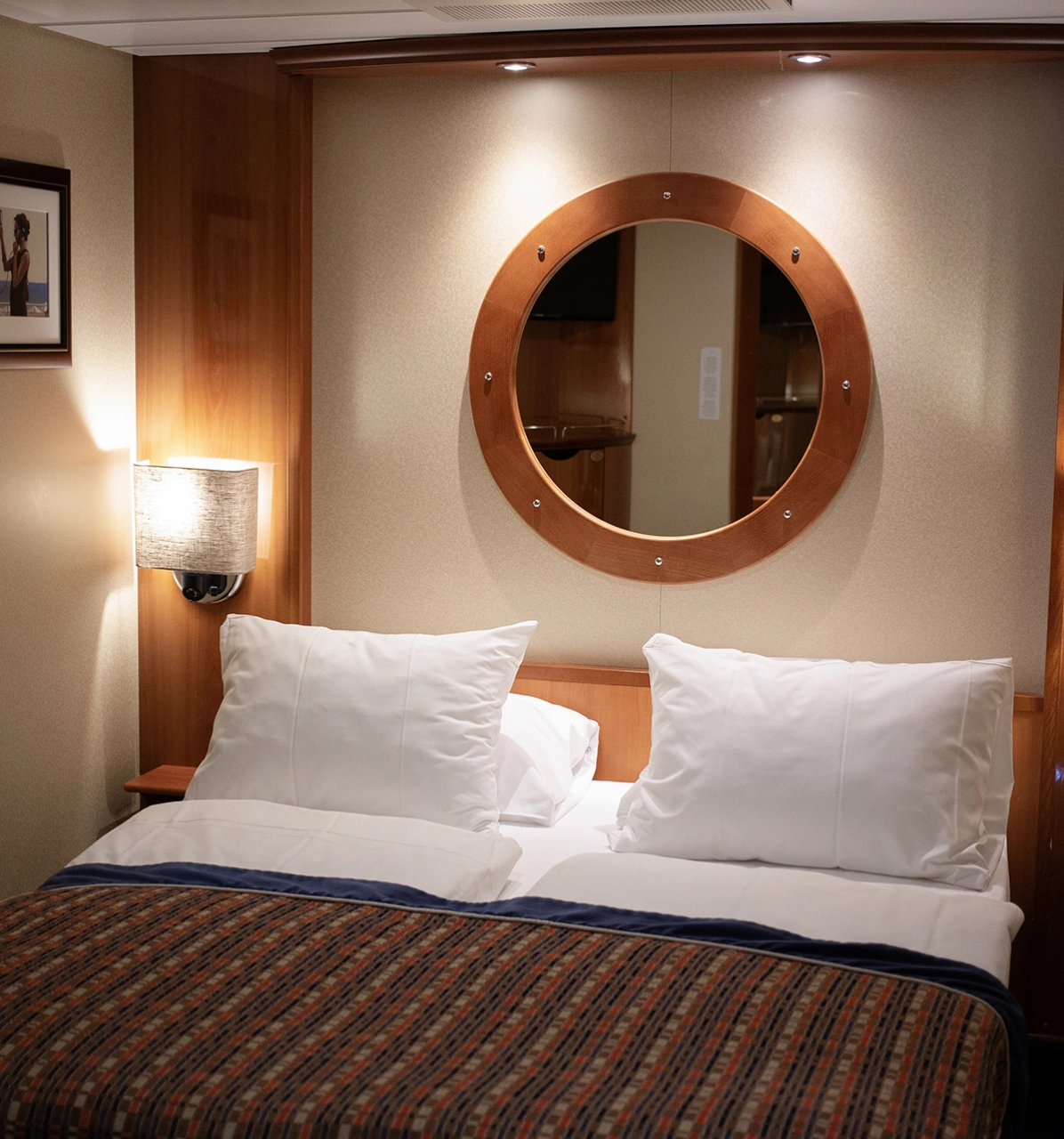 Standard innvendig lugar med dobbeltseng