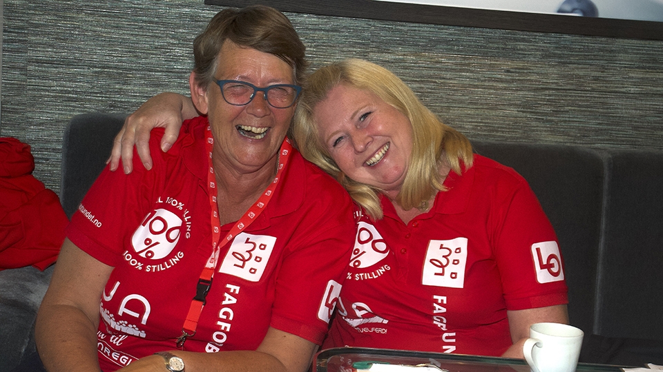 Birgit Lunde Kristiansen og Anne Otterbekk fra Fagforbundet.jpg